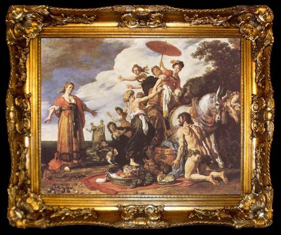 framed  Peter Paul Rubens Odysseus and Nausicaa (mk08), ta009-2